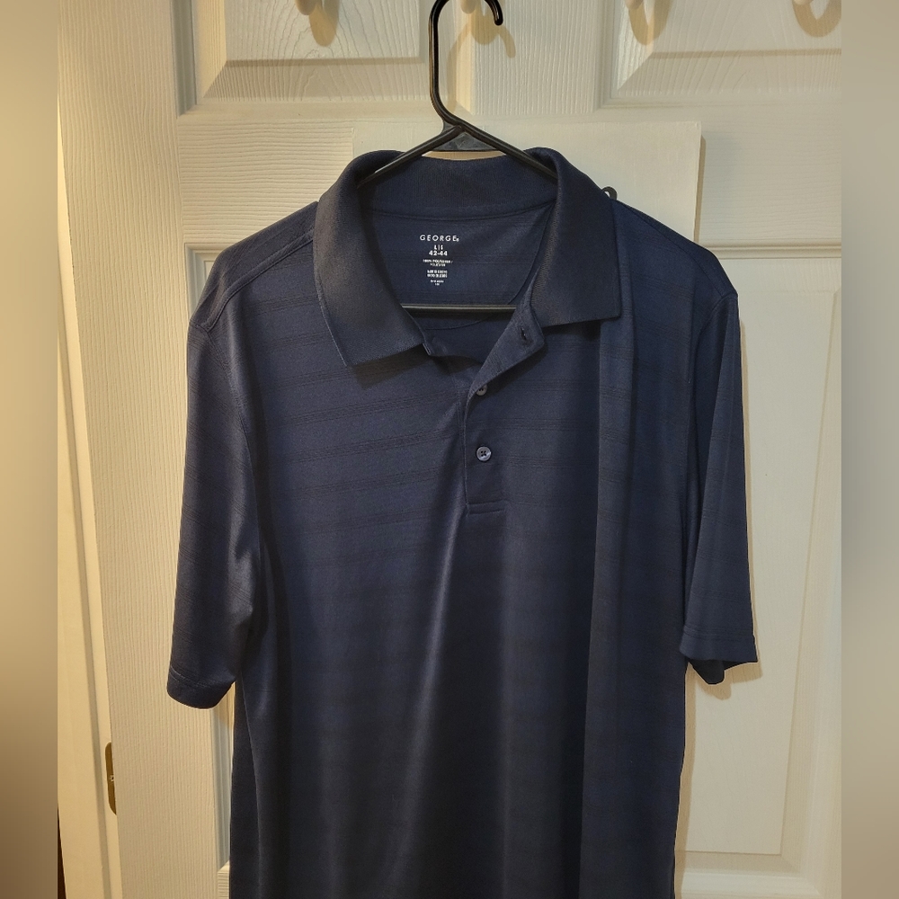 Mens Striped Short Sleeve- Polo Style